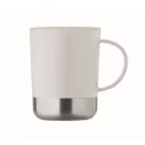 Cana de voiaj, 300 ml, Everestus, 2601E13908, 11.2x10 cm, Polipropilena, Alb