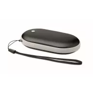   Powerbank, 5000 mAh, Everestus, 2601E14005, 10x5.9x2.3 cm, Aluminiu, Negru