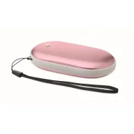   Powerbank, 5000 mAh, Everestus, 2601E14006, 10x5.9x2.3 cm, Aluminiu, Roz copil