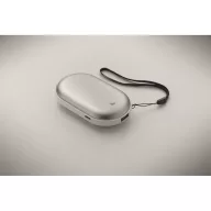   Powerbank, 5000 mAh, Everestus, 2601E14004, 10x5.9x2.3 cm, Aluminiu, Argintiu mat