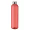 Sticla de apa 1000 ml, Everestus, 2601E14599, Ø7.5x27.8 cm, Polietilena, Rosu transparent