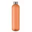 Sticla de apa 1000 ml, Everestus, 2601E14598, Ø7.5x27.8 cm, Polietilena, Portocaliu transparent