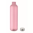 Sticla de apa 1000 ml, Everestus, 2601E14600, Ø7.5x27.8 cm, Polietilena, Roz transparent