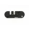 Ascutitor de cutite, Everestus, 2601E13842, 8.2x2.7x0.8 cm, ABS, Negru