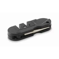   Ascutitor de cutite, Everestus, 2601E13842, 8.2x2.7x0.8 cm, ABS, Negru
