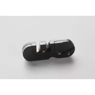   Ascutitor de cutite, Everestus, 2601E13842, 8.2x2.7x0.8 cm, ABS, Negru