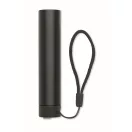 Lanterna reincarcabila, Everestus, 2601E14014, 2.1x2.1x10 cm, Aluminiu, Negru