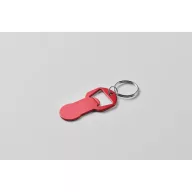   Breloc cu fisa, Everestus, 2601E13873, 6.1x3.1x0.22 cm, Aluminiu, Rosu