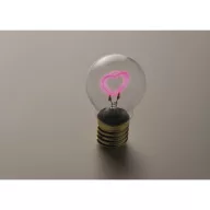   Bec decorativ LED, Everestus, 2610E18206, 7x12 cm, ABS, Fuchsia neon