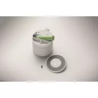   Boxa portabila, 500 mAh, 3 W, Everestus, 2601E13827, 5.9x.59x4.9 cm, ABS, Alb