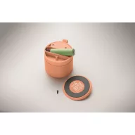   Boxa portabila, 500 mAh, 3 W, Everestus, 2601E13831, 5.9x.59x4.9 cm, ABS, Portocaliu
