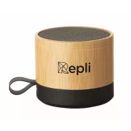   Boxa portabila, 500 mAh, 3 W, Everestus, 2601E13835, 5.9x5.9x4.9 cm, Bambus, Natur
