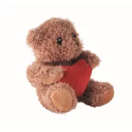  Ursulet de plus, Everestus, 2601E14691, 13x16 cm, Plush, Rosu