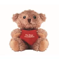   Ursulet de plus, Everestus, 2601E14691, 13x16 cm, Plush, Rosu