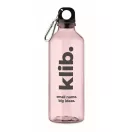 Sticla de apa 500 ml, Everestus, 2601E14607, Ø6.5x21 cm, Polietilena, Roz transparent