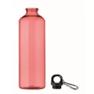 Sticla de apa 750 ml, Everestus, 2601E14620, Ø7.1x24.8 cm, Polietilena, Rosu transparent