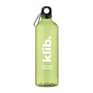 Sticla de apa 750 ml, Everestus, 2601E14623, Ø7.1x24.8 cm, Polietilena, Verde lime transparent