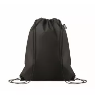   Saculet cu snur, Everestus, 2601E14347, 33.5x42 cm, Poliester, Negru