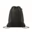 Saculet cu snur, Everestus, 2601E14347, 33.5x42 cm, Poliester, Negru