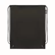   Saculet cu snur, Everestus, 2601E14347, 33.5x42 cm, Poliester, Negru