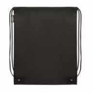   Saculet cu snur, Everestus, 2601E14347, 33.5x42 cm, Poliester, Negru