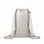 Saculet cu snur, Everestus, 2601E14340, 33.5x42 cm, Poliester, Alb