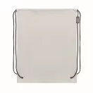 Saculet cu snur, Everestus, 2601E14340, 33.5x42 cm, Poliester, Alb