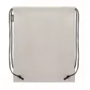 Saculet cu snur, Everestus, 2601E14340, 33.5x42 cm, Poliester, Alb