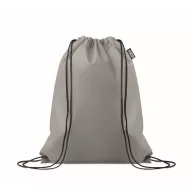   Saculet cu snur, Everestus, 2601E14345, 33.5x42 cm, Poliester, Gri