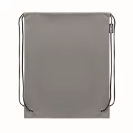   Saculet cu snur, Everestus, 2601E14345, 33.5x42 cm, Poliester, Gri