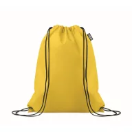   Saculet cu snur, Everestus, 2601E14344, 33.5x42 cm, Poliester, Galben