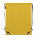 Saculet cu snur, Everestus, 2601E14344, 33.5x42 cm, Poliester, Galben
