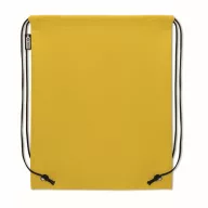   Saculet cu snur, Everestus, 2601E14344, 33.5x42 cm, Poliester, Galben