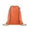 Saculet cu snur, Everestus, 2601E14348, 33.5x42 cm, Poliester, Portocaliu