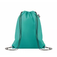   Saculet cu snur, Everestus, 2601E14350, 33.5x42 cm, Poliester, Turcoaz
