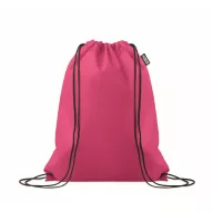   Saculet cu snur, Everestus, 2601E14343, 33.5x42 cm, Poliester, Fuchsia