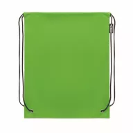   Saculet cu snur, Everestus, 2601E14346, 33.5x42 cm, Poliester, Verde lime