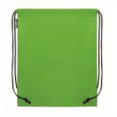 Saculet cu snur, Everestus, 2601E14346, 33.5x42 cm, Poliester, Verde lime