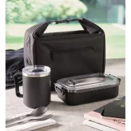   Geanta termoizolanta, Everestus, 2601E13989, 18.5x12x26 cm, Poliester, Negru