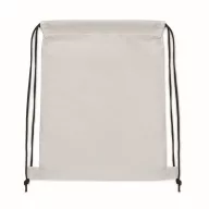   Saculet cu snur pentru Copii, Everestus, 2601E14287, 32x27 cm, Poliester, Alb
