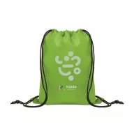   Saculet cu snur pentru Copii, Everestus, 2601E14289, 32x27 cm, Poliester, Verde lime