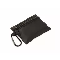   Mini trusa de prim ajutor, Everestus, 2601E14667, 10.5x8x2.7 cm, Poliester, Negru