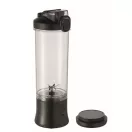 Blender portabil, 600 ml, Everestus, 2601E13861, Ø9x28 cm, Policarbonat, Negru