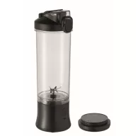   Blender portabil, 600 ml, Everestus, 2601E13861, Ø9x28 cm, Policarbonat, Negru