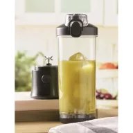   Blender portabil, 600 ml, Everestus, 2601E13861, Ø9x28 cm, Policarbonat, Negru