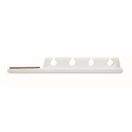   Organizator cabluri, Everestus, 2601E14108, 11x2x1.5 cm, Silicon, Alb
