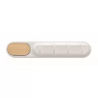   Organizator cabluri, Everestus, 2601E14108, 11x2x1.5 cm, Silicon, Alb