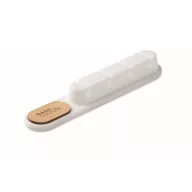   Organizator cabluri, Everestus, 2601E14108, 11x2x1.5 cm, Silicon, Alb