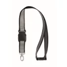 Lanyard, Everestus, 2601E14021, 50x2.5 cm, Poliester, Negru