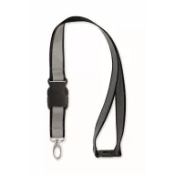 Lanyard, Everestus, 2601E14021, 50x2.5 cm, Poliester, Negru
